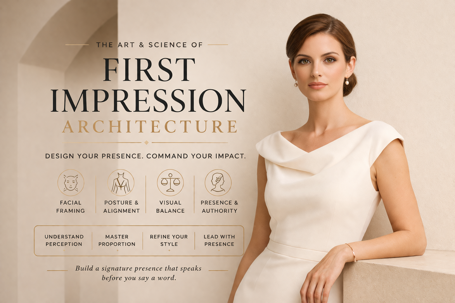 First Impression Architecture: How Face, Presence, Styling, and Visual Balance Work Together